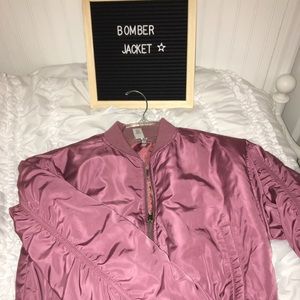 Pink Bomber Jacket